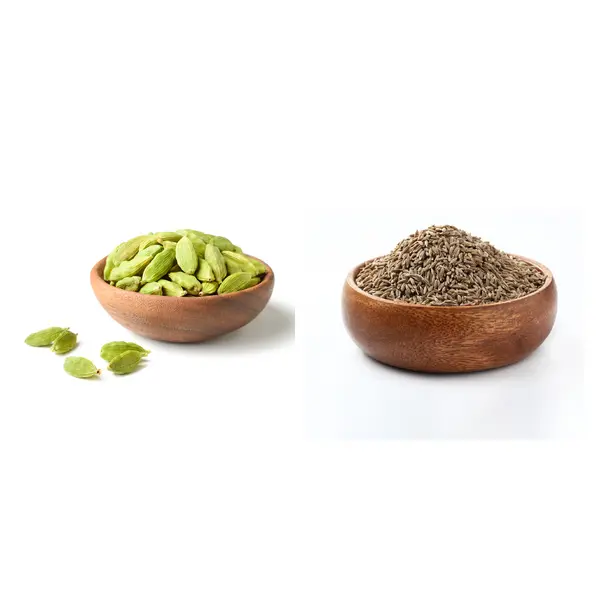 Green Cardamom & Cumin Seeds